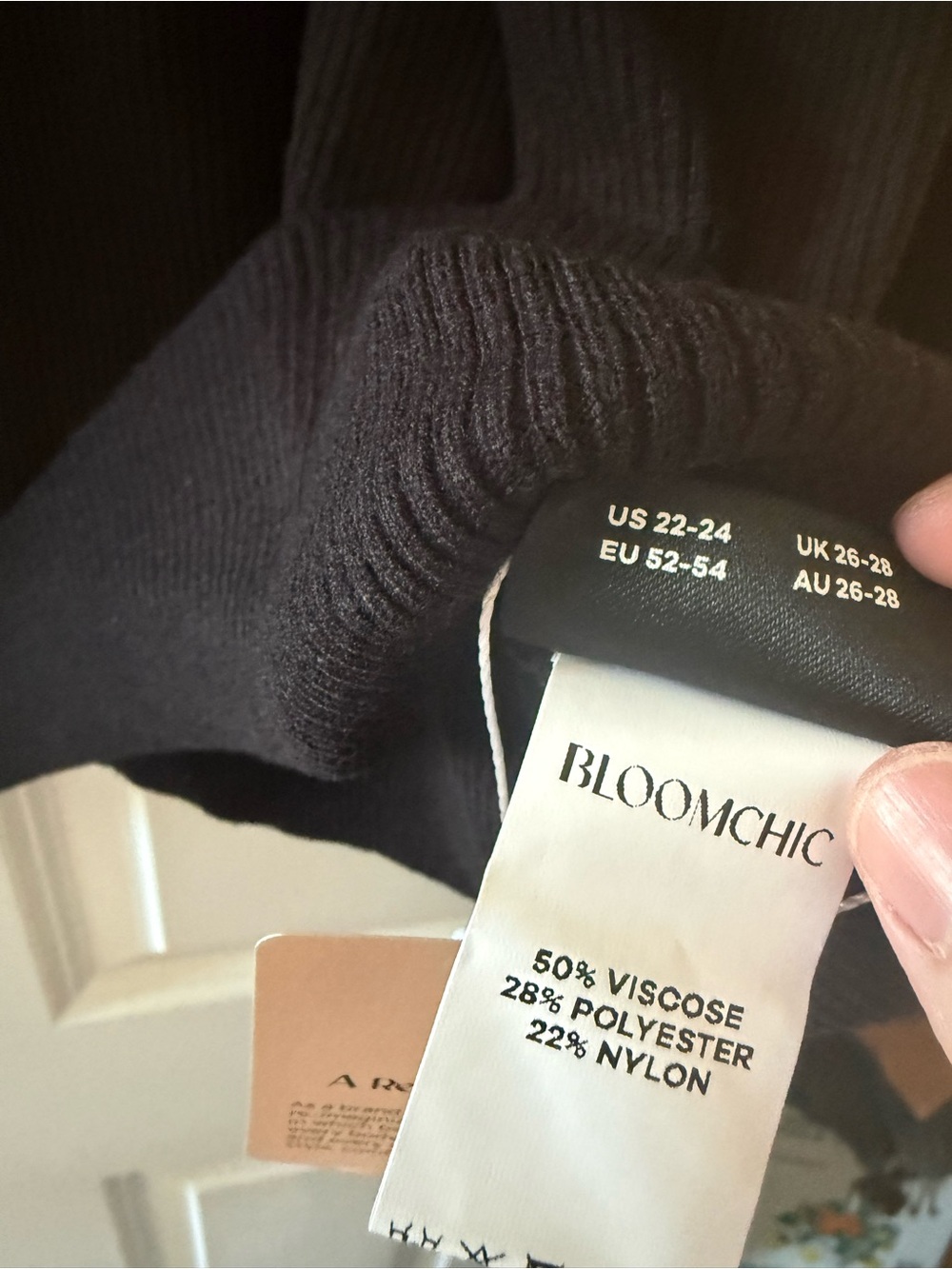 BloomChic Ruffled Crew Neck Sweater - Picture 3 of 4